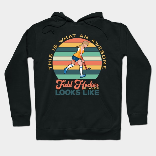 Field Hockey Hoodie by maxcode